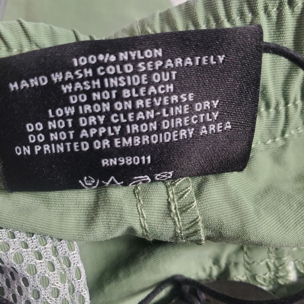 ICECREAM Men’s Size 3X Green Lime Nylon Shorts 37" Waist New with Tags - Picture 6 of 6